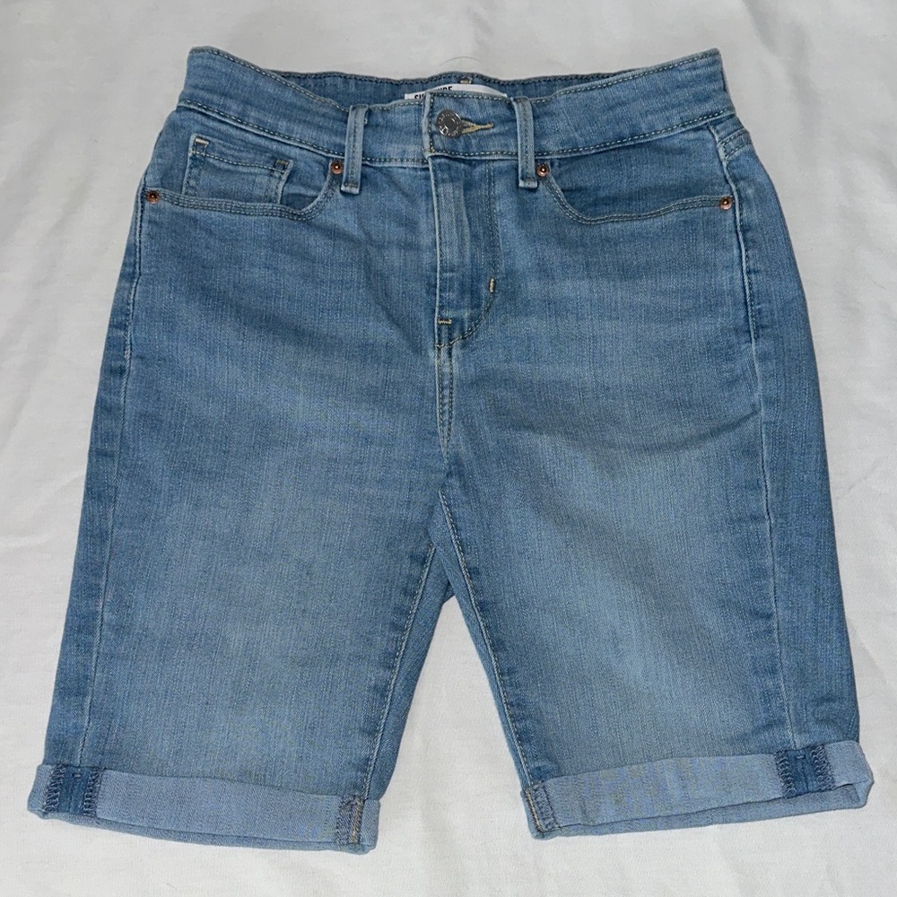 Signature by Levi Strauss Light Blue Denim Shorts